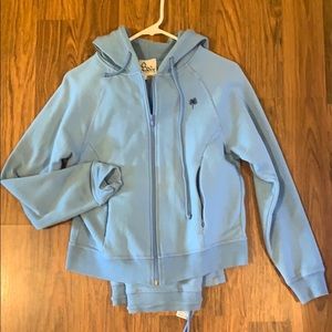 Lilly Pulitzer blue track suit set